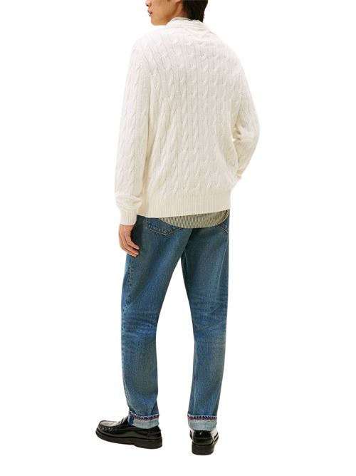 Maglia intrecciata in pura lana d'agnello Tommy Hilfiger | MW0MW40442Z00